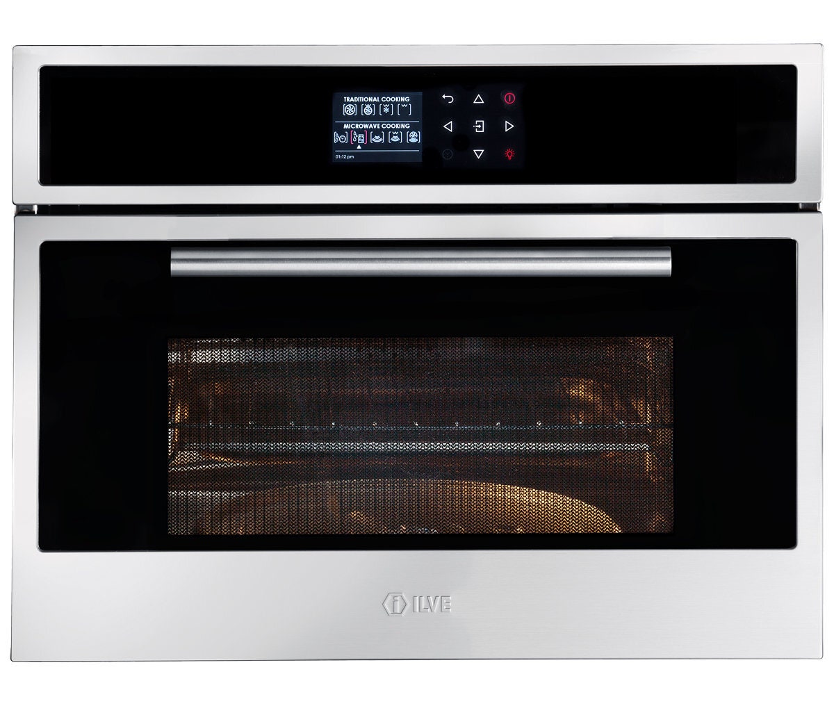 ILVE 60cm compact combi-microwave oven - 35L, stainless steel, keep warm, child lock, 15A plug - ILCM45X
