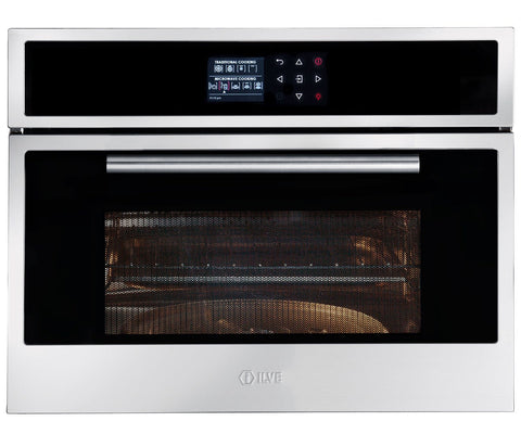 ILVE 60cm compact combi-microwave oven - 35L, stainless steel, keep warm, child lock, 15A plug - ILCM45X