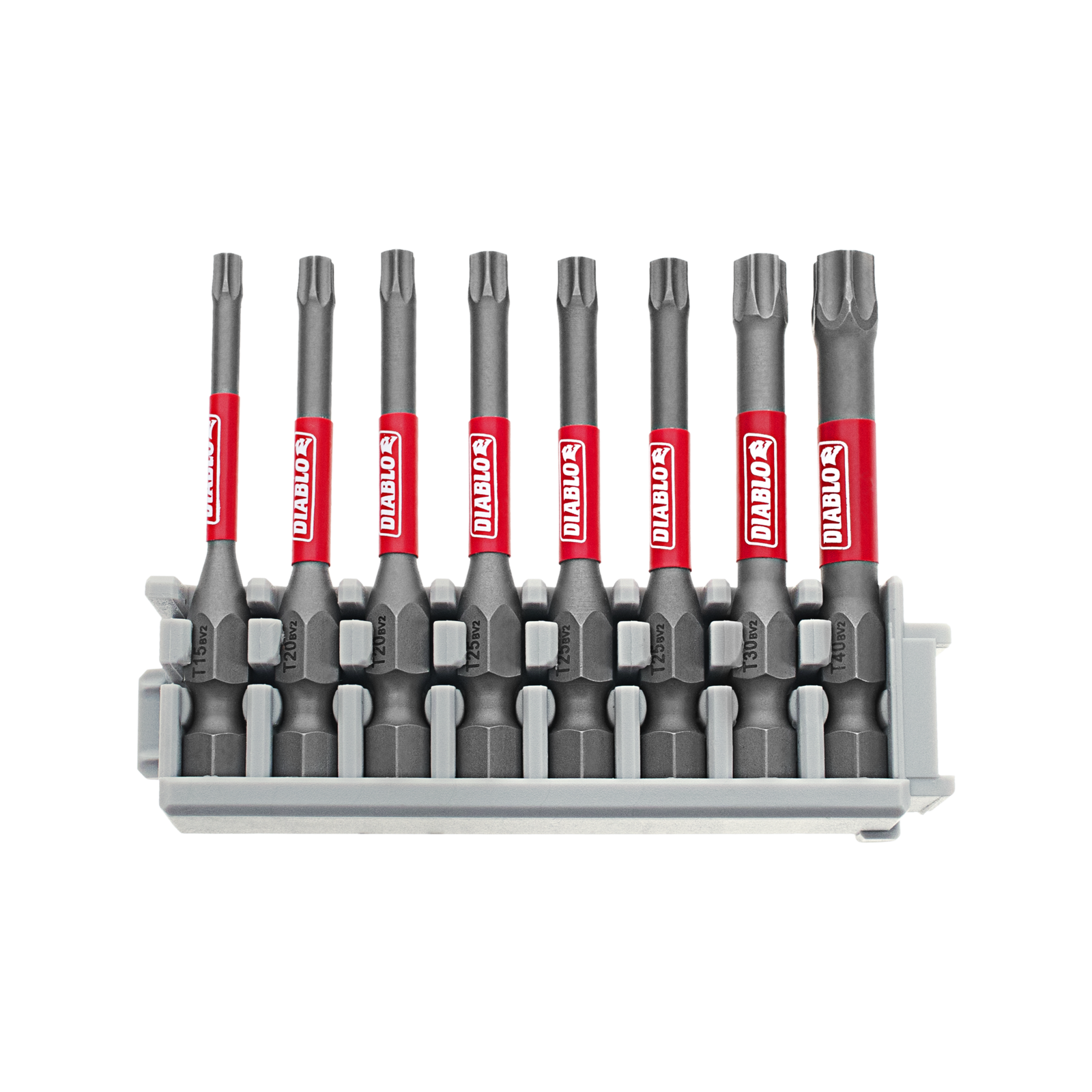 Diablo 50mm 1/4" Torx Drive Bits - 8 Pack