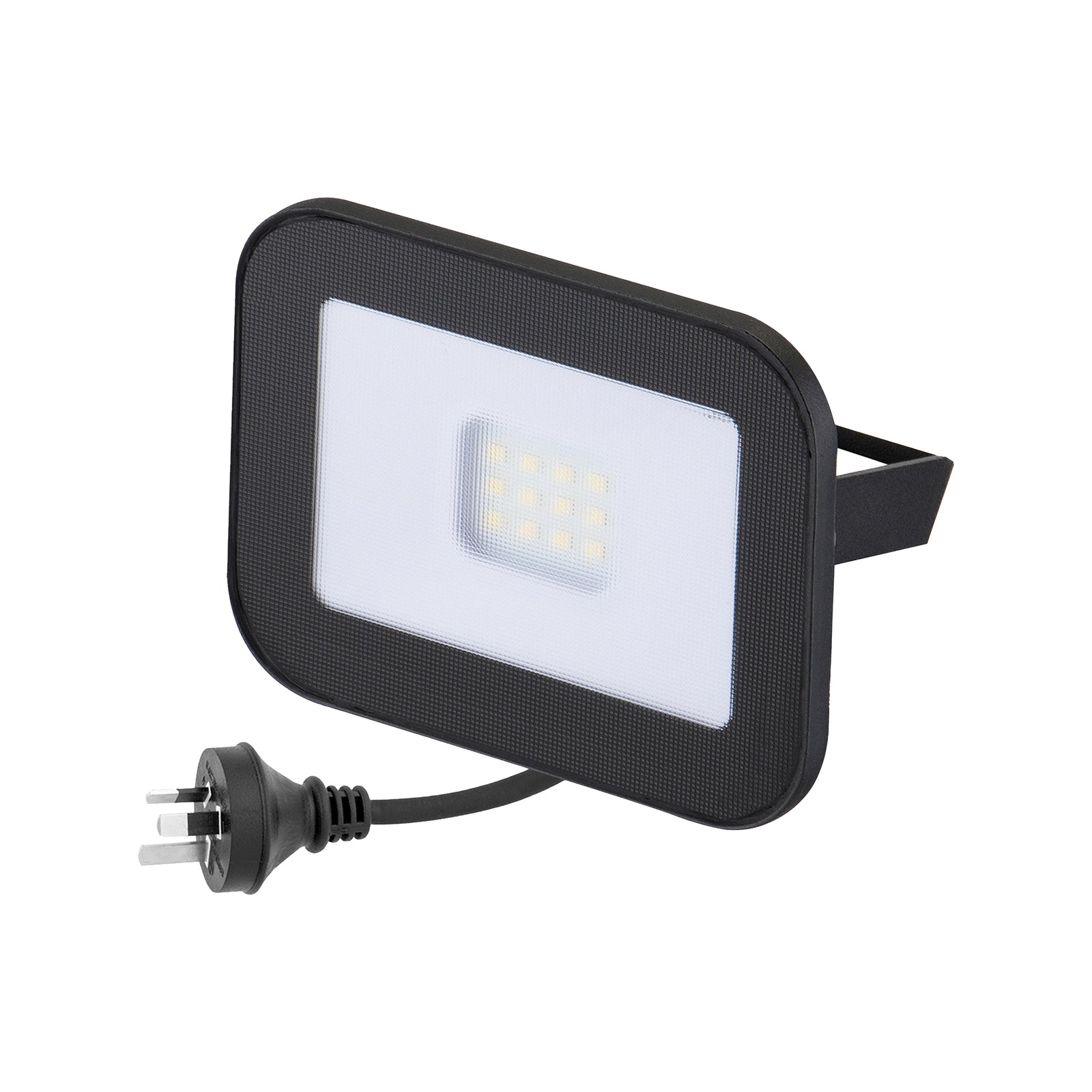 DETA 24W LED Slim Profile Security Flood Light 2400lm Black DET820