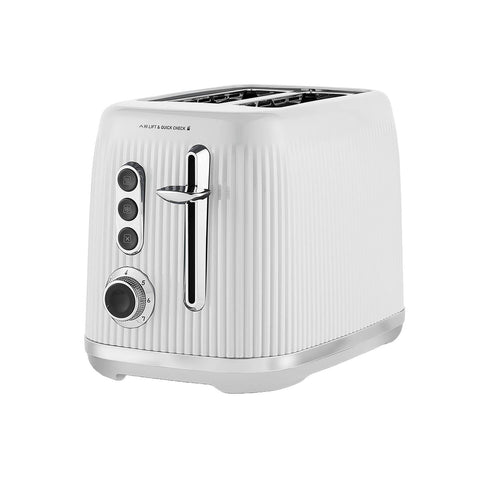 Sunbeam Brightside 2 Slice Toaster White Self-Centring TAP1002WH