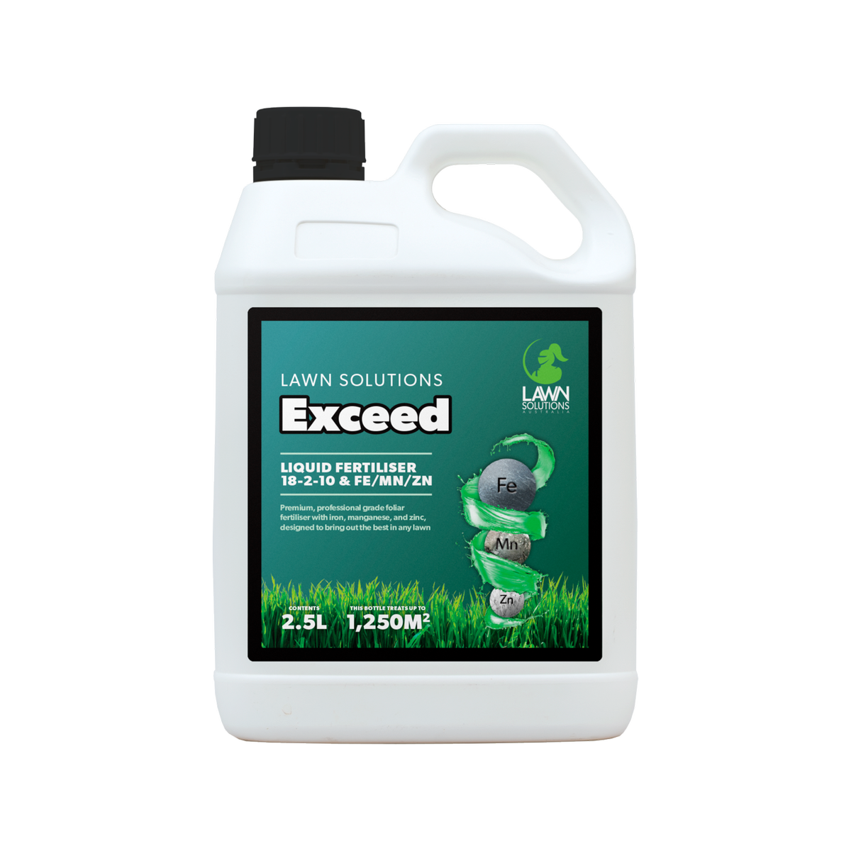 Lawn Solutions Australia Exceed Liquid Fertiliser - 2.5L - Boosts Lawn Health - SuperSaverAU - view 1