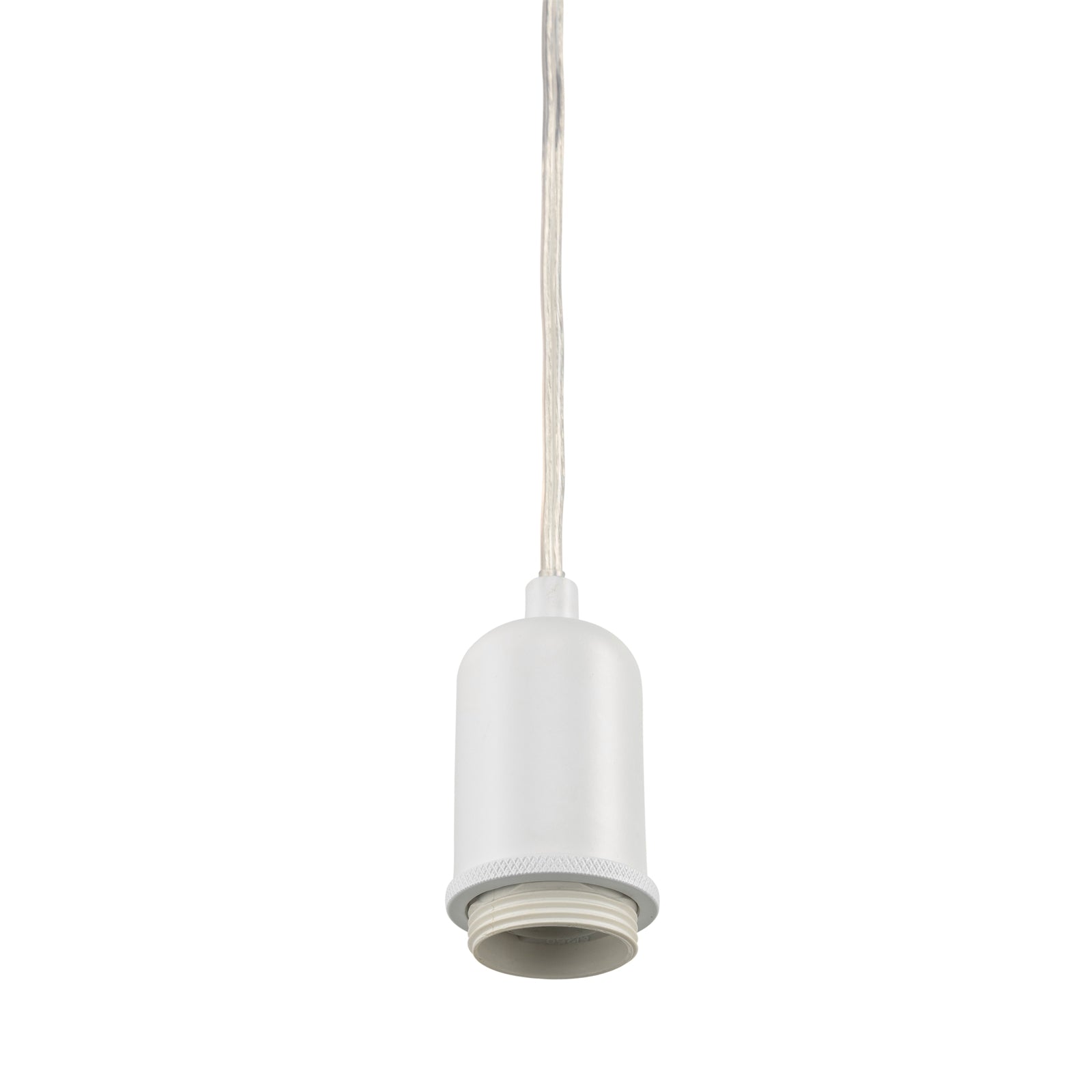 Brilliant Maggie Matt White Plug-In Suspension Pendant 21395/05