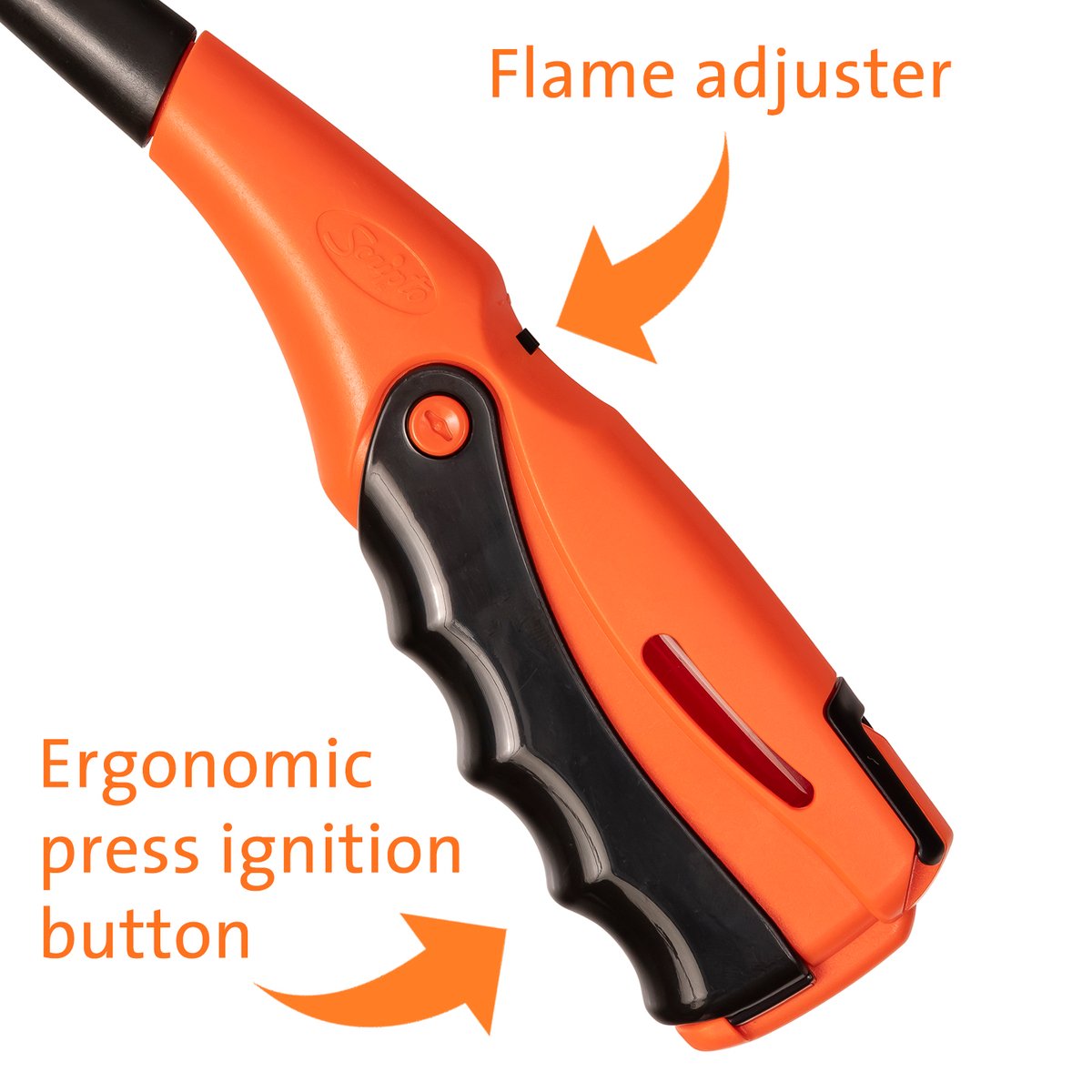 Jumbuck Ezi Grip Lighter - Refillable - Adjustable Flame - 35mm x 328mm x 88mm - SuperSaverAU - view 4