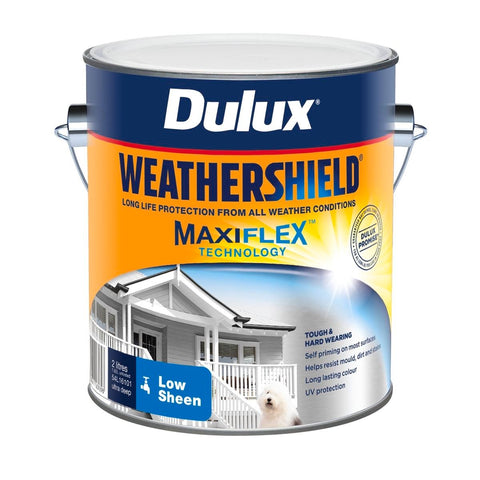 Dulux Weathershield Exterior Paint - Ultra Deep Low Sheen - 2L - 170mm x 163mm x 143mm - SuperSaverAU - view 1