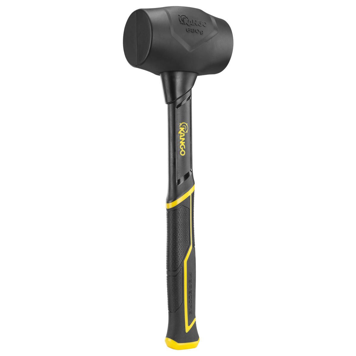 Kango 680g Black Rubber Mallet - High Density Rubber - Durable Design - Black - SuperSaverAU - view 5