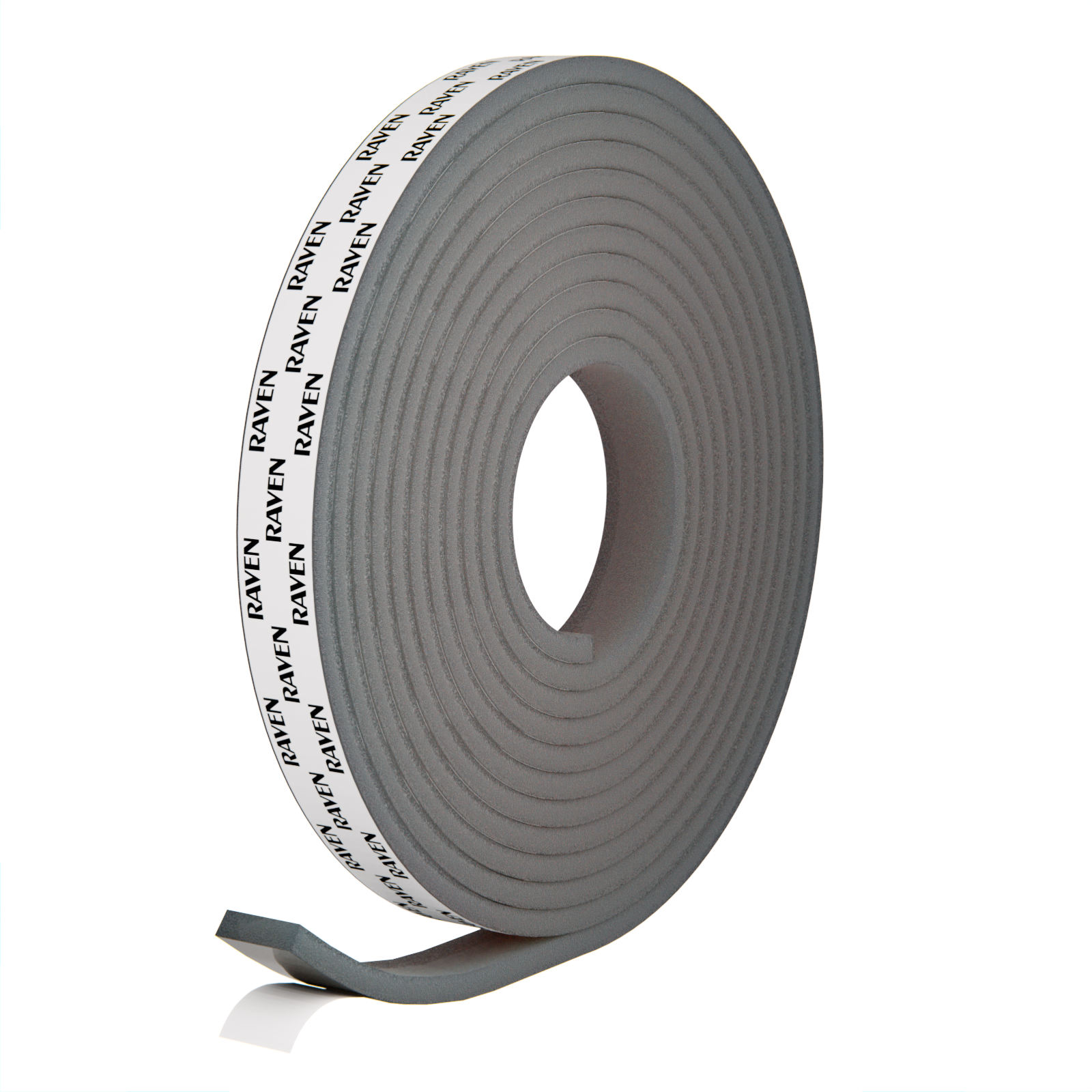 Raven RP14A 5m Grey Self-Adhesive Polyester Foam Architectural Door Seal