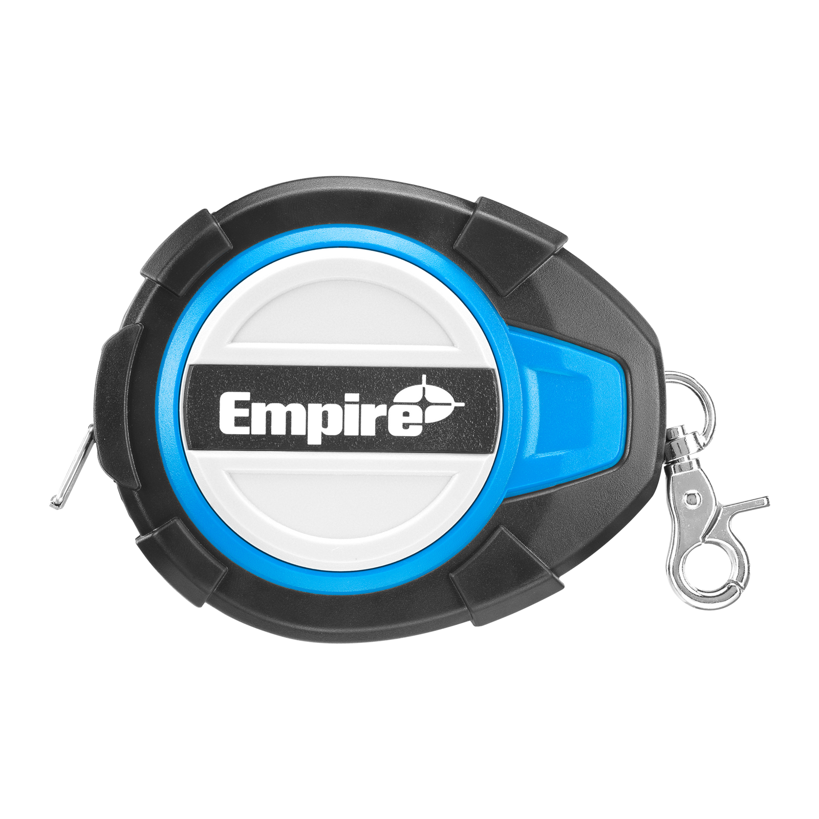 Empire 30m Closed Case Long Steel Tape Measure, Belt Clip, Metric Graduations