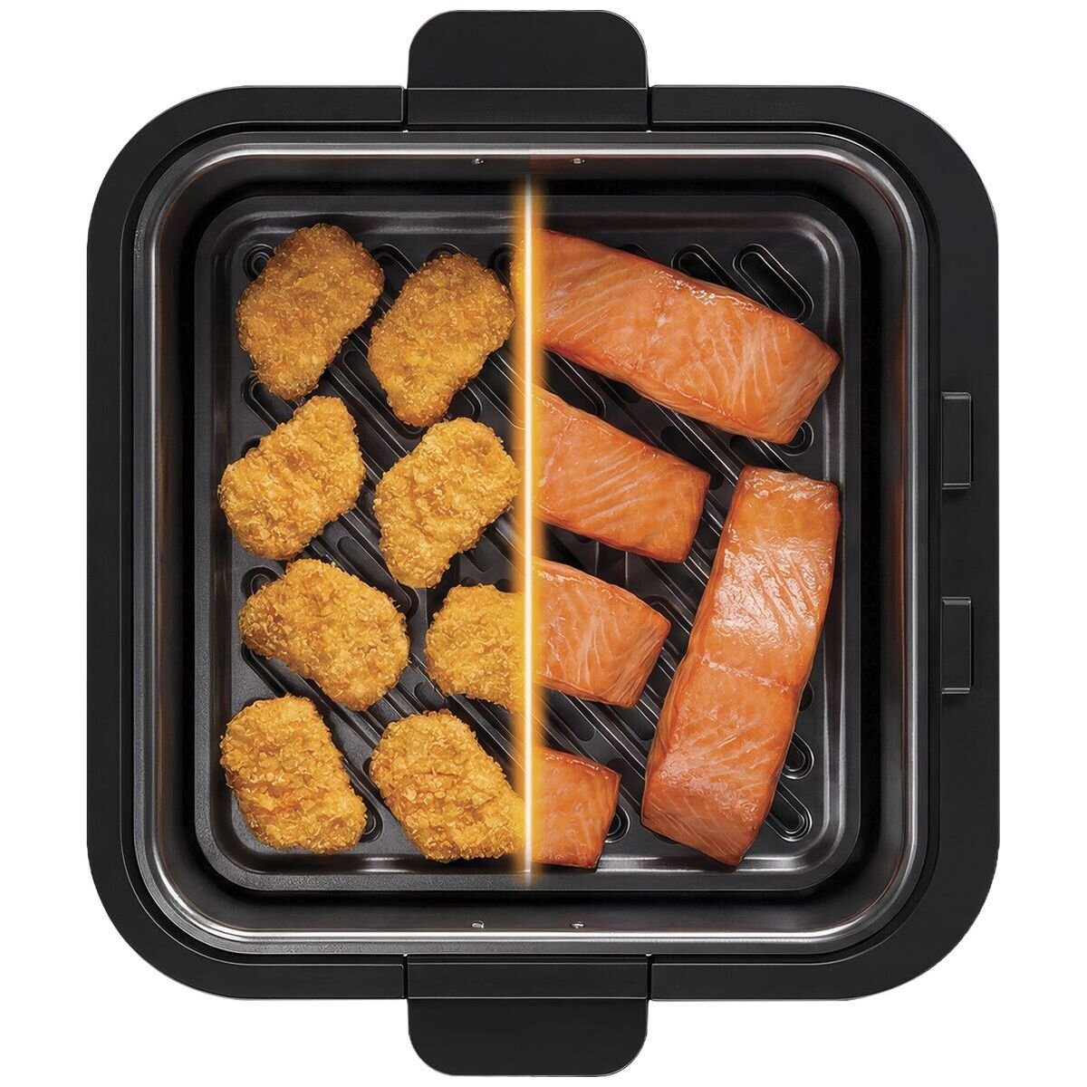 Smeg Retro Style 7.3L Air Fryer - Matte Black Finish, Crispy and Juicy+Crispy Modes - AFC01BLMAU
