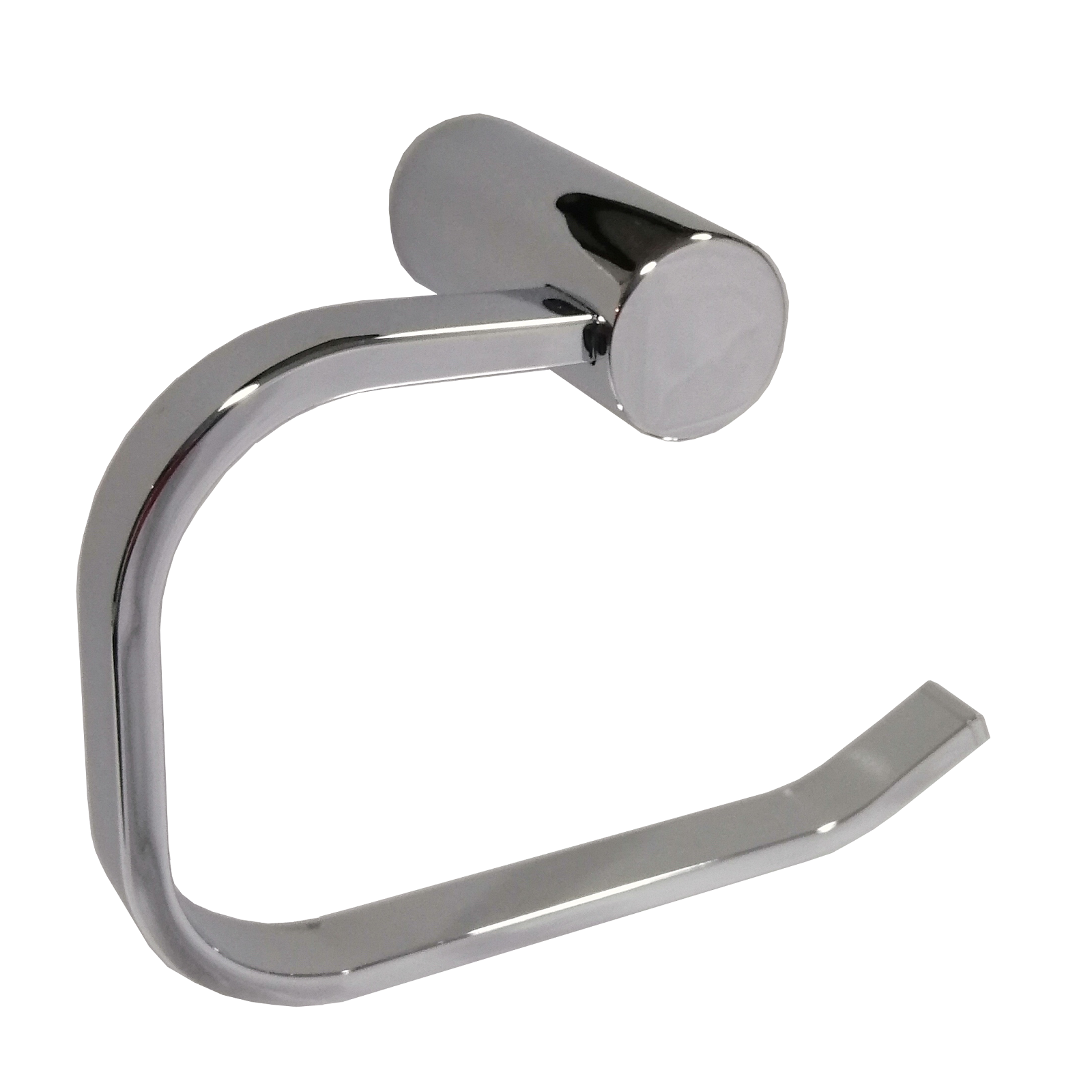 Barelli Chrome Ambiente Plated Zinc Alloy Single Toilet Roll Holder Wall Mount