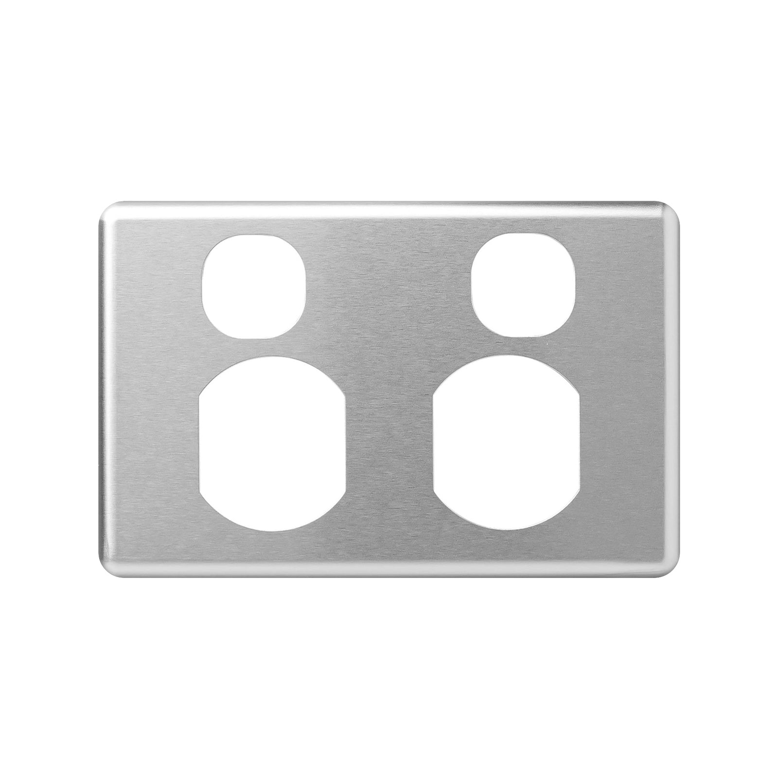 DETA Aluminium Cover 116 x 76mm Silver to Suit 6252B 6254B Series