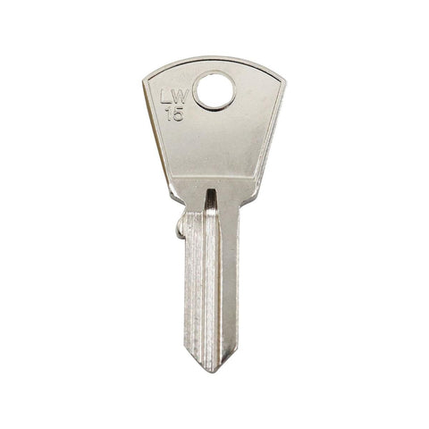 EHI LW15 Silver Blank Key 44mm Nickel Plated Brass