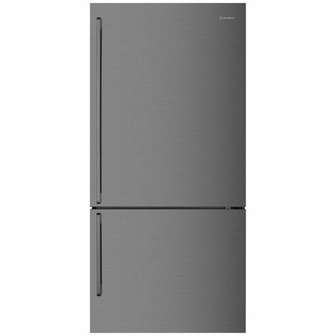 Westinghouse 496L Bottom Mount Fridge - Dark Stainless Steel, Frost Free, FlexStor Door Bins - WBE5304BC-R