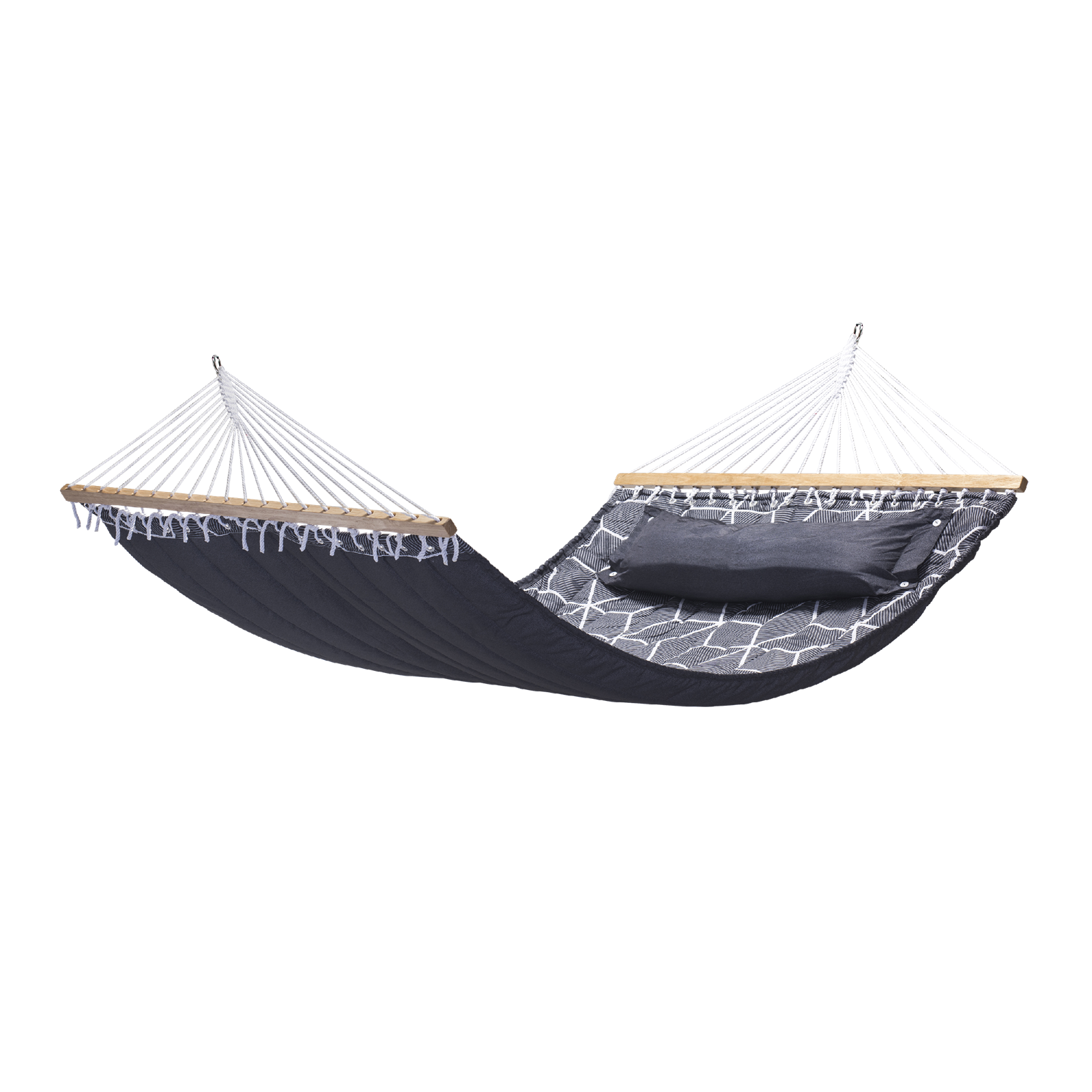 Two Trees Quilted Double Hammock 140 x 200cm Water Resistant 200kg