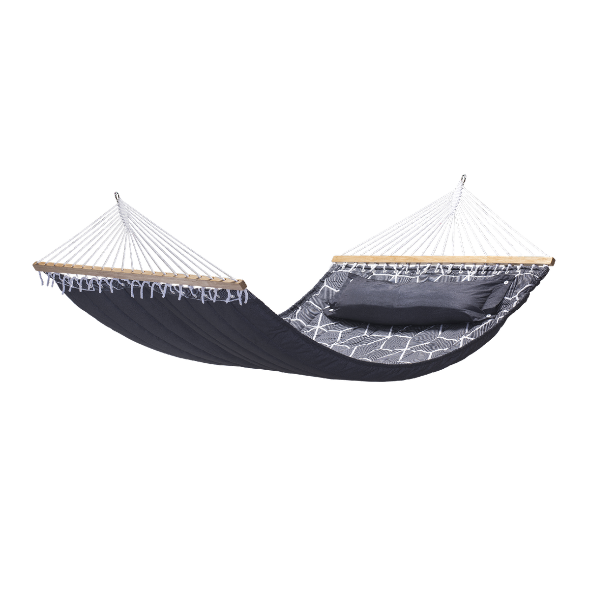 Two Trees Quilted Double Hammock - 140cm x 200cm - Polyester - Water Resistant - SuperSaverAU - view 1