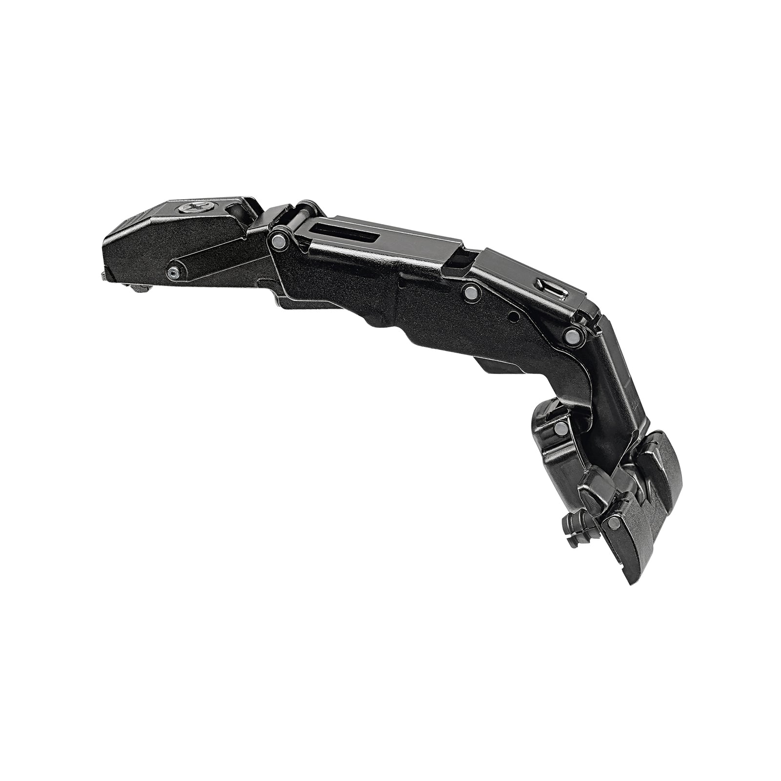 Blum 155 Degree Unsprung 0-Protrusion Onyx Black Cabinet Hinge - 2 Pack
