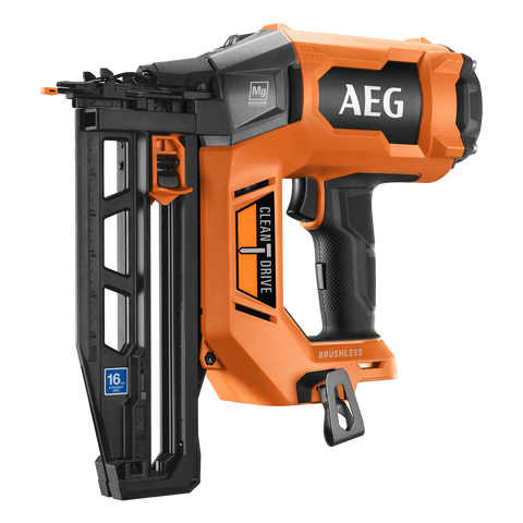 AEG 18V F-Rapid 16GA Straight C Brad Nailer Skin Only A18SFN16GA0