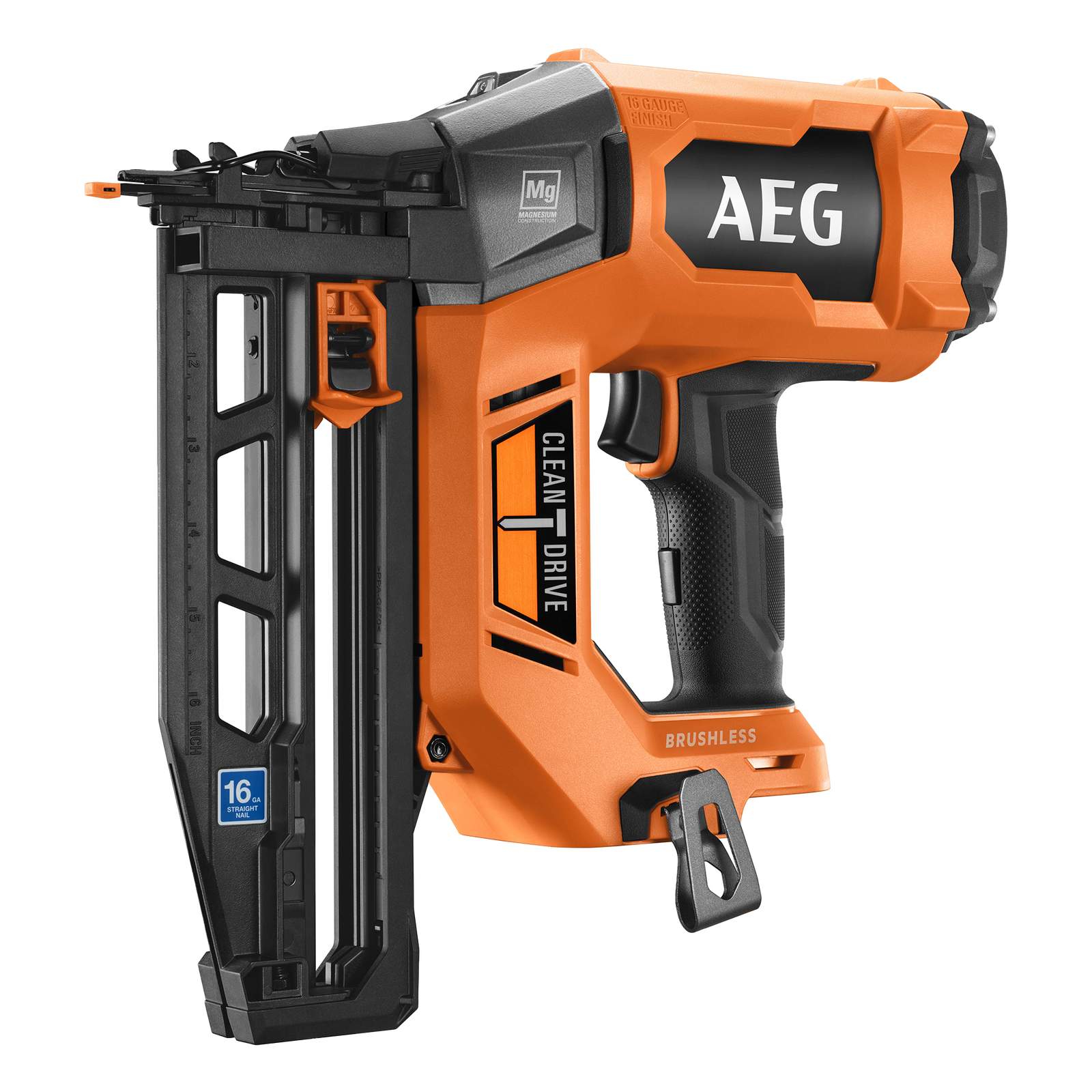 AEG 18V F-Rapid 16GA Straight C Brad Nailer Skin Only A18SFN16GA0