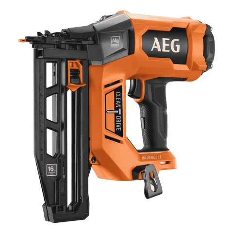 AEG 18V F-Rapid 16GA Straight C Brad Nailer Skin Only A18SFN16GA0