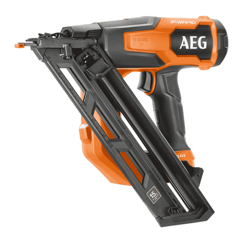 AEG 18V F-RAPID 15GA DA Angled Brad Nailer A18FAFNDA15GB0 - Skin Only