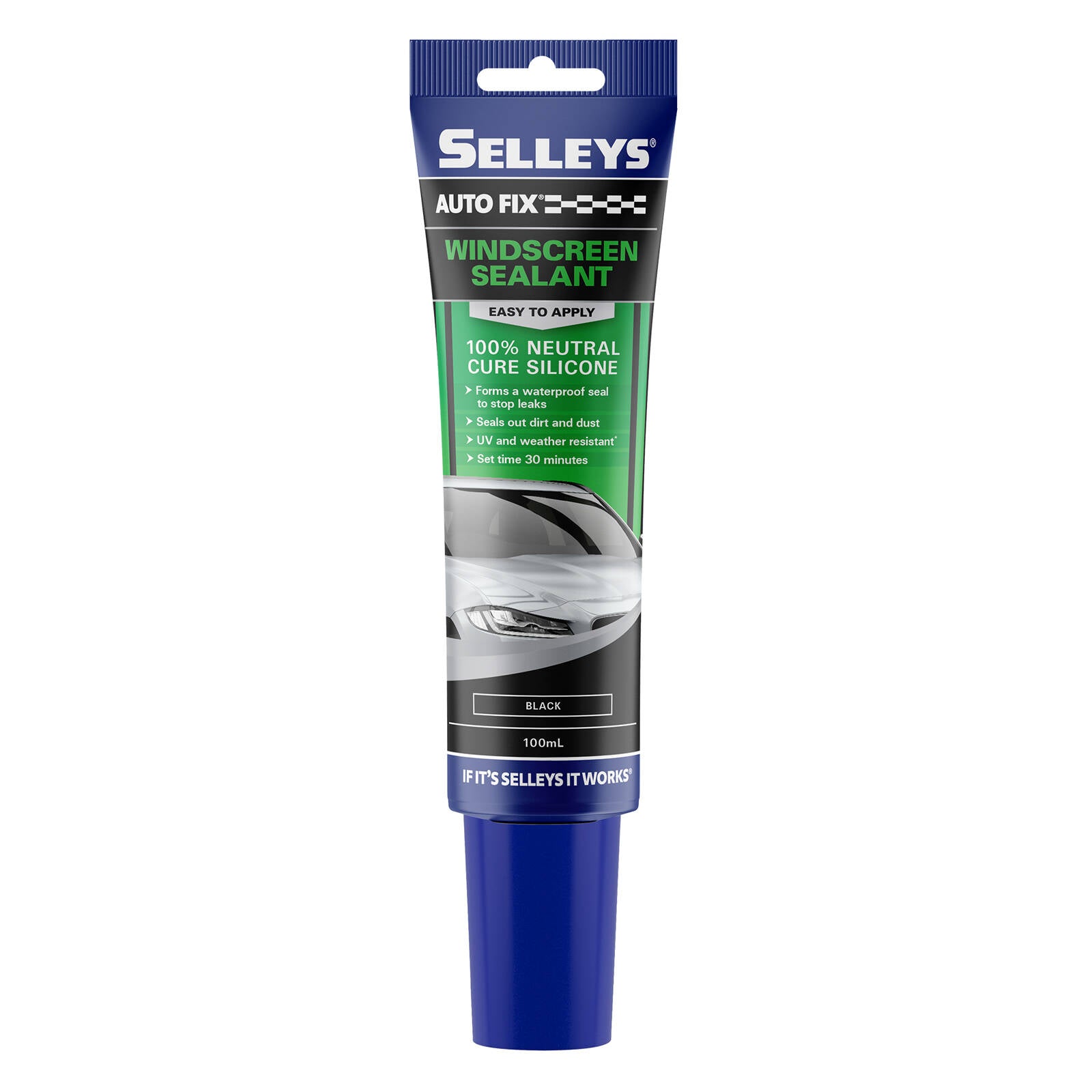 Selleys 100mL Autofix Windscreen Sealant Black