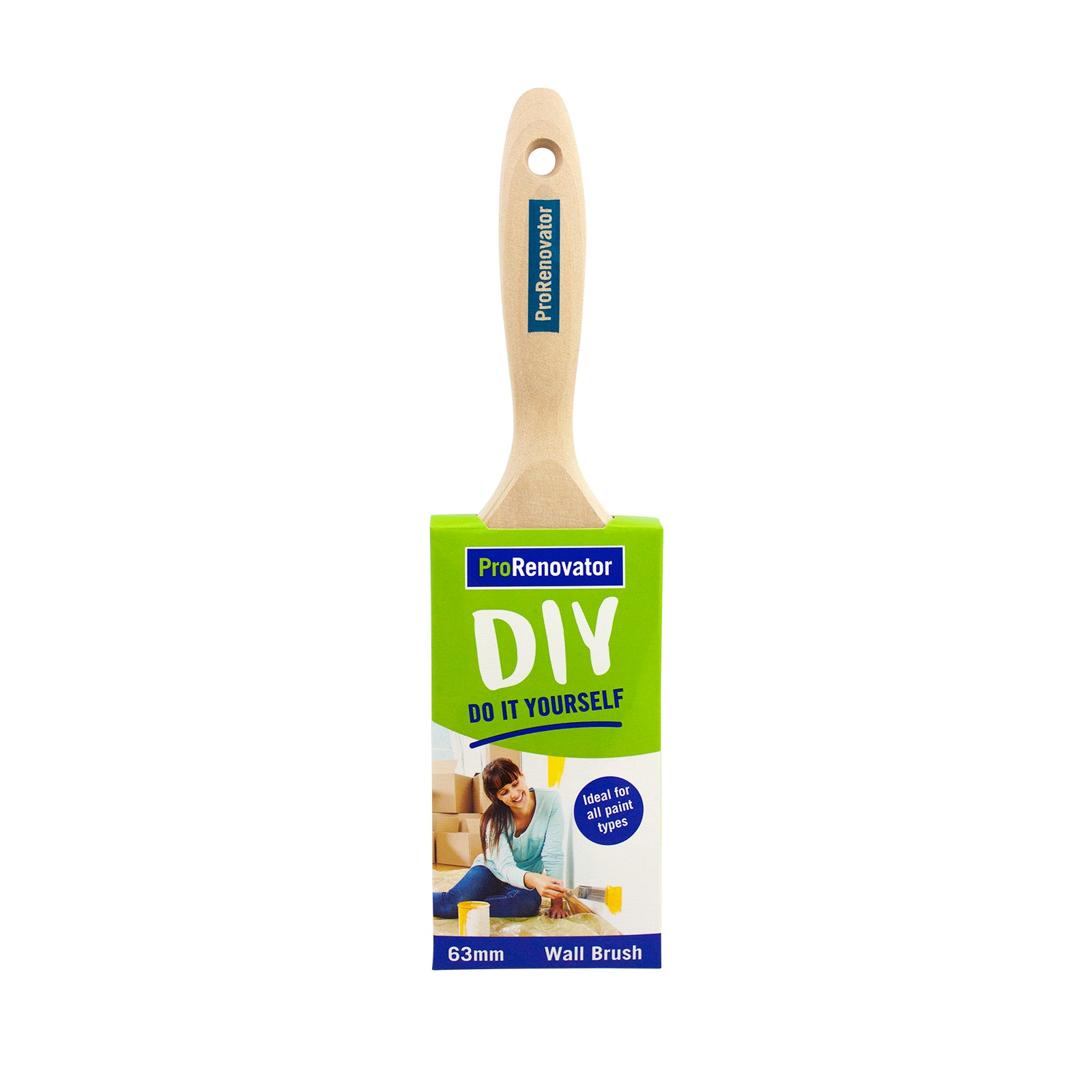Pro Renovator 63mm Synthetic Filament Wall Paint Brush