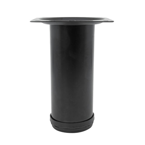 Adoored 60 x 150mm Black Round Steel Table Leg