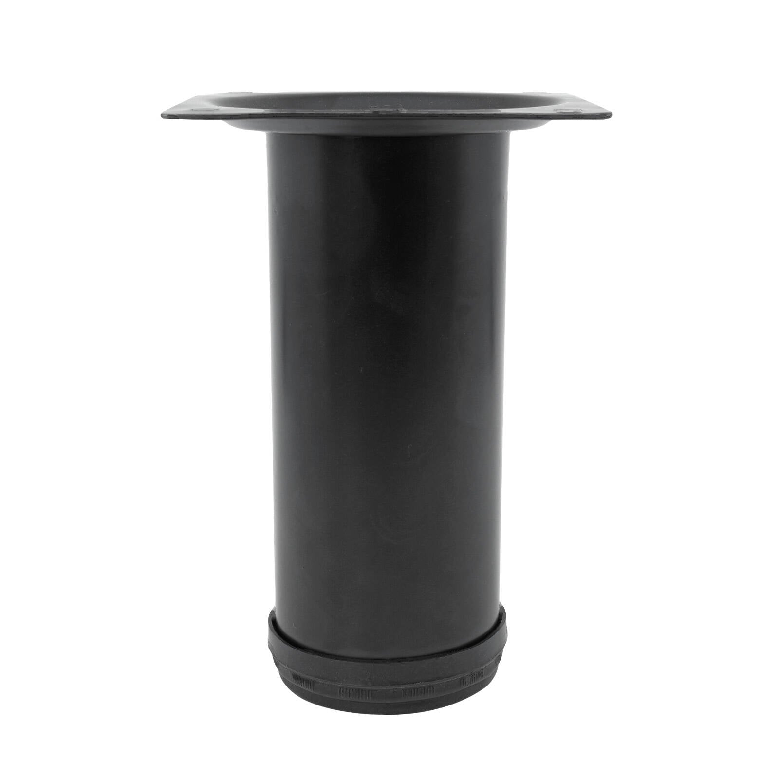 Adoored 60 x 150mm Black Round Steel Table Leg