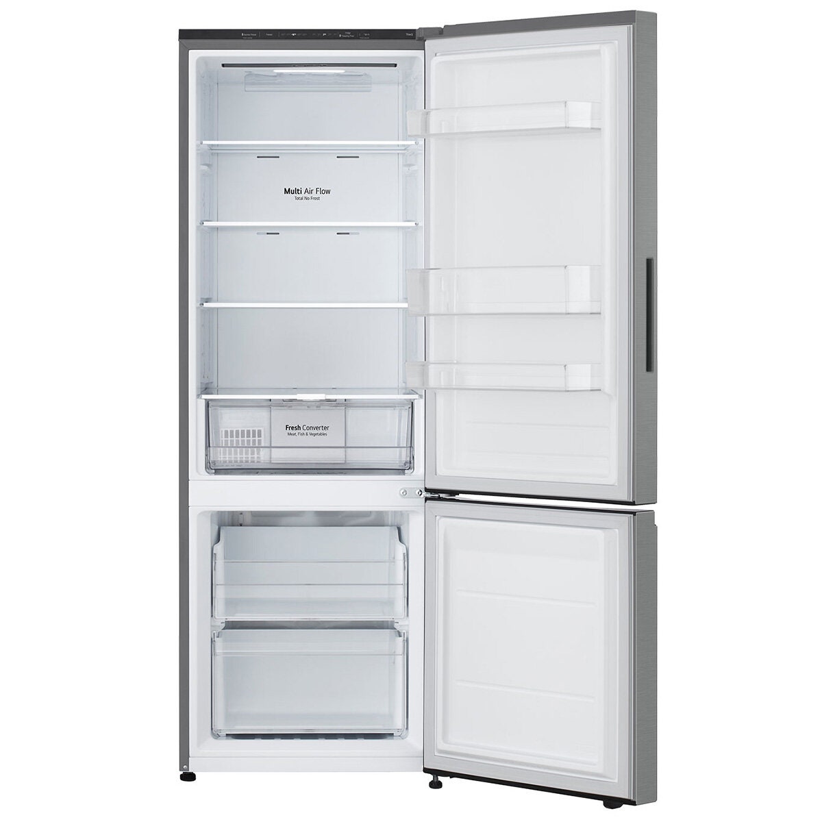 LG 335L Bottom Mount Fridge - Stainless Steel, Frost Free, 4 Star Energy Rating - GB-B300PL