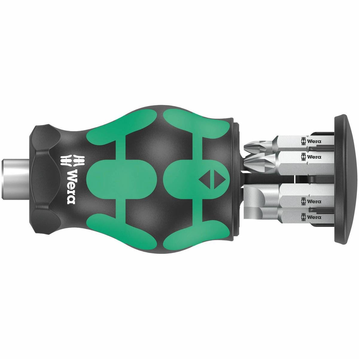 Wera Kraftform 4 Bit Holding Screwdriver - 65mm - Ergonomic Handle - Compact - SuperSaverAU - view 1