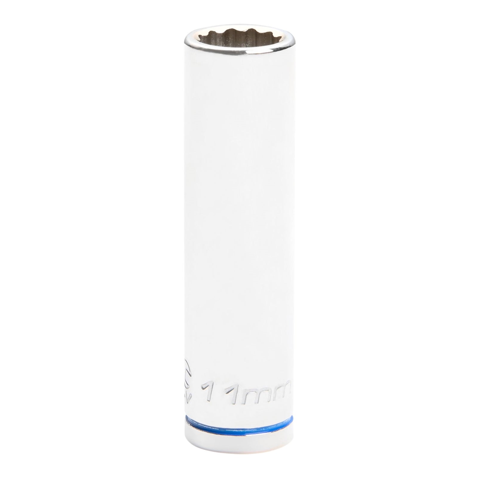Kincrome 11mm 1/2" Drive Deep Socket, Chrome Vanadium Steel, 12 Point, Rust Resistant