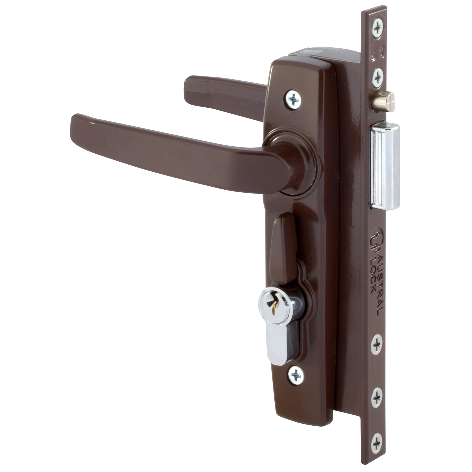 Gainsborough Hinged Security Door Deadlock Brown HD7BRV