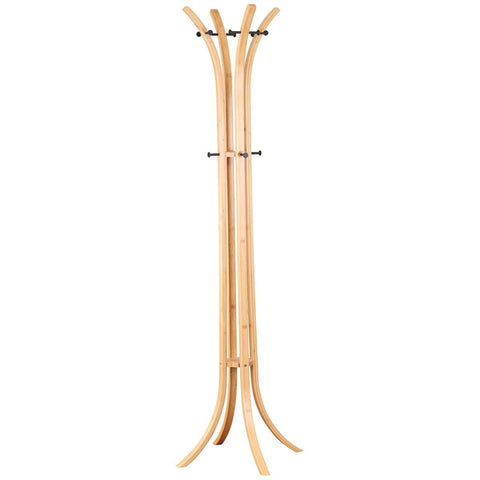 L.T. Williams 4 Post Coat Stand - Bamboo Construction - Easy Assembly - 9905