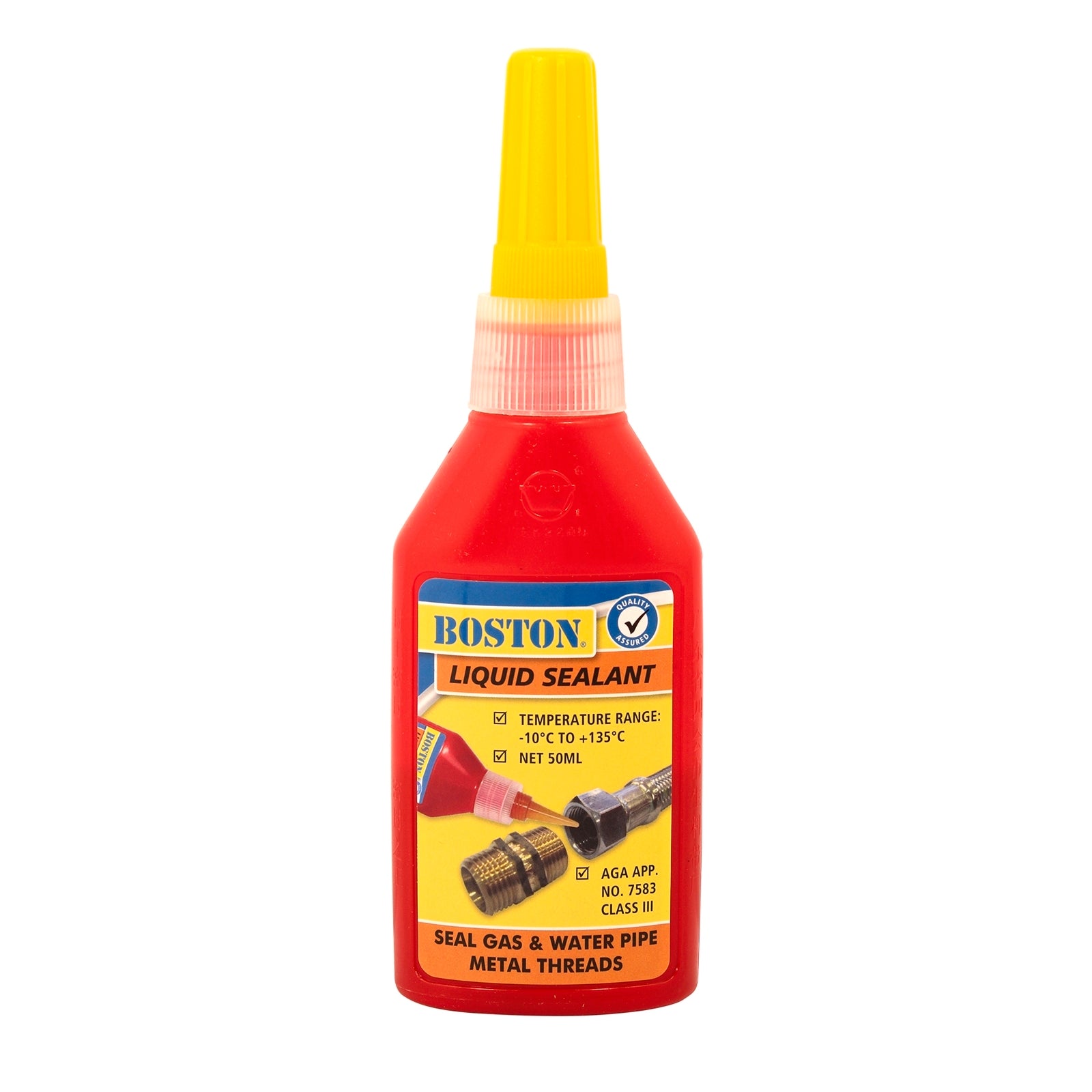 BOSTON 50g Liquid Anaerobic Sealant Bottle - Brown