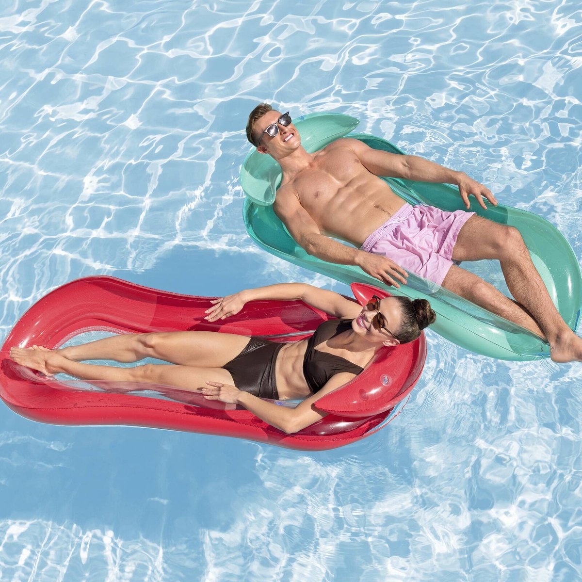 Bestway Hydroluxe Lounge - Inflatable Pool Lounge - 1530mm - 2 Colours - SuperSaverAU - view 4