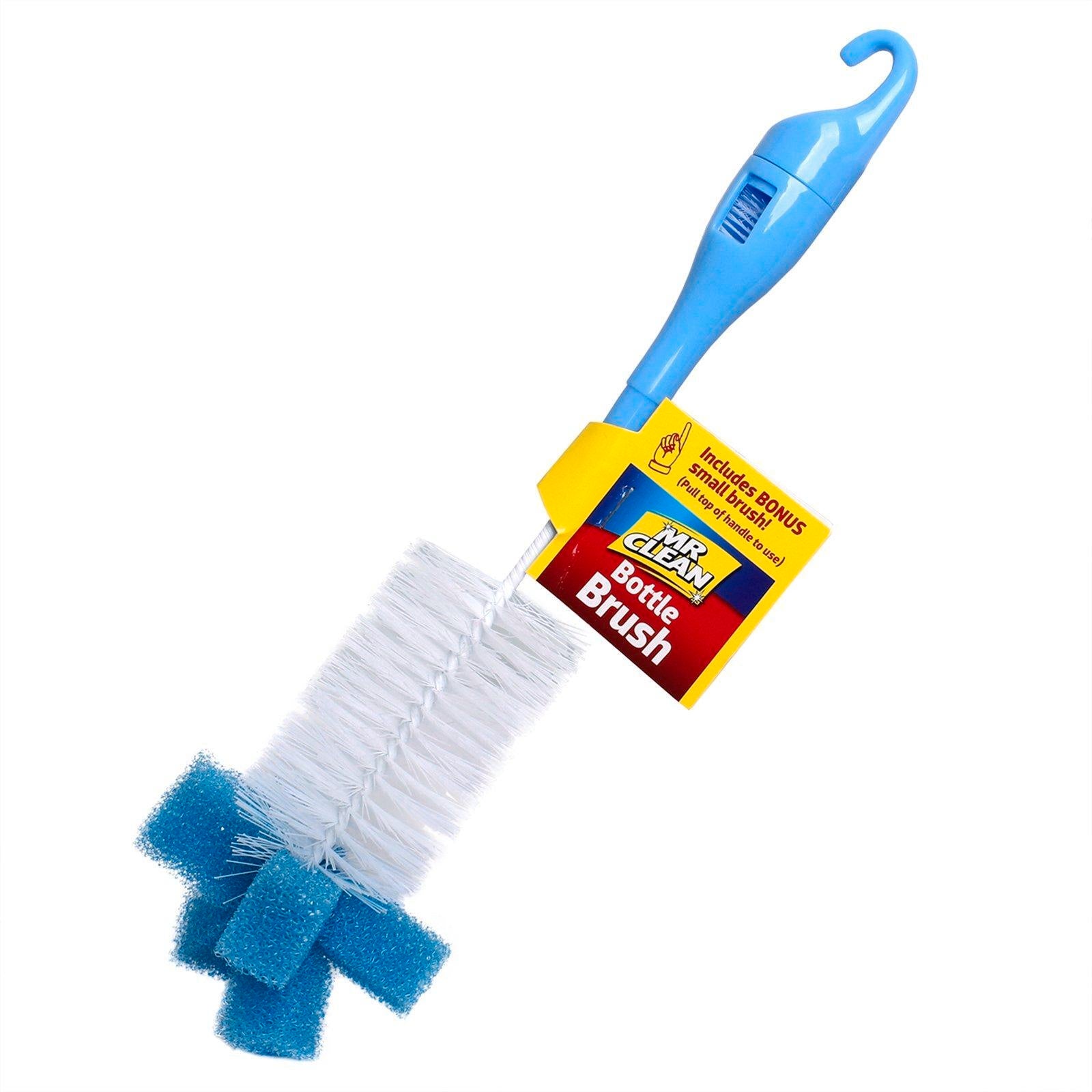 Mr Clean Bottle Brush with Sponge Scourer 290mm