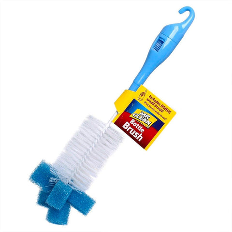 Mr Clean Bottle Brush - 290mm - Sponge Scourer - Deep Cleaning - SuperSaverAU - view 1