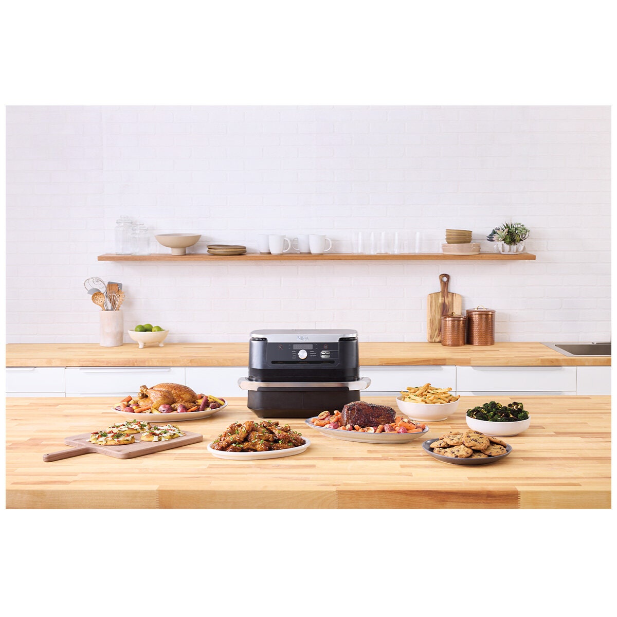 Ninja FlexDrawer Air Fryer 10.4L - Black - DualZone Technology, Proof to Bake, Zone Divider - AF500