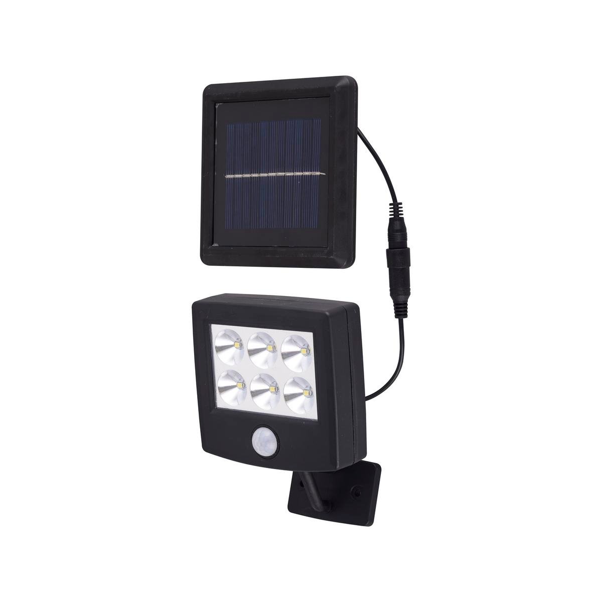 Solar Magic 200lm White Solar PIR Sensor Wall Light, Outdoor Security SM92