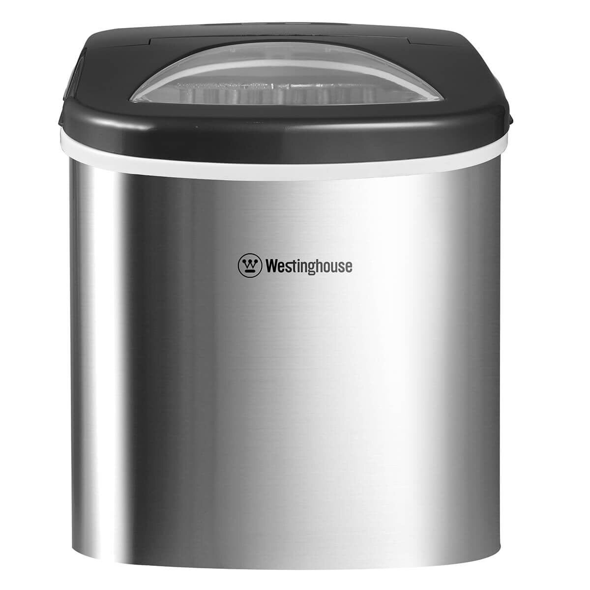 Westinghouse 1.3L portable ice maker - stainless steel - small or large bullet-shaped cubes - WHIM01SS