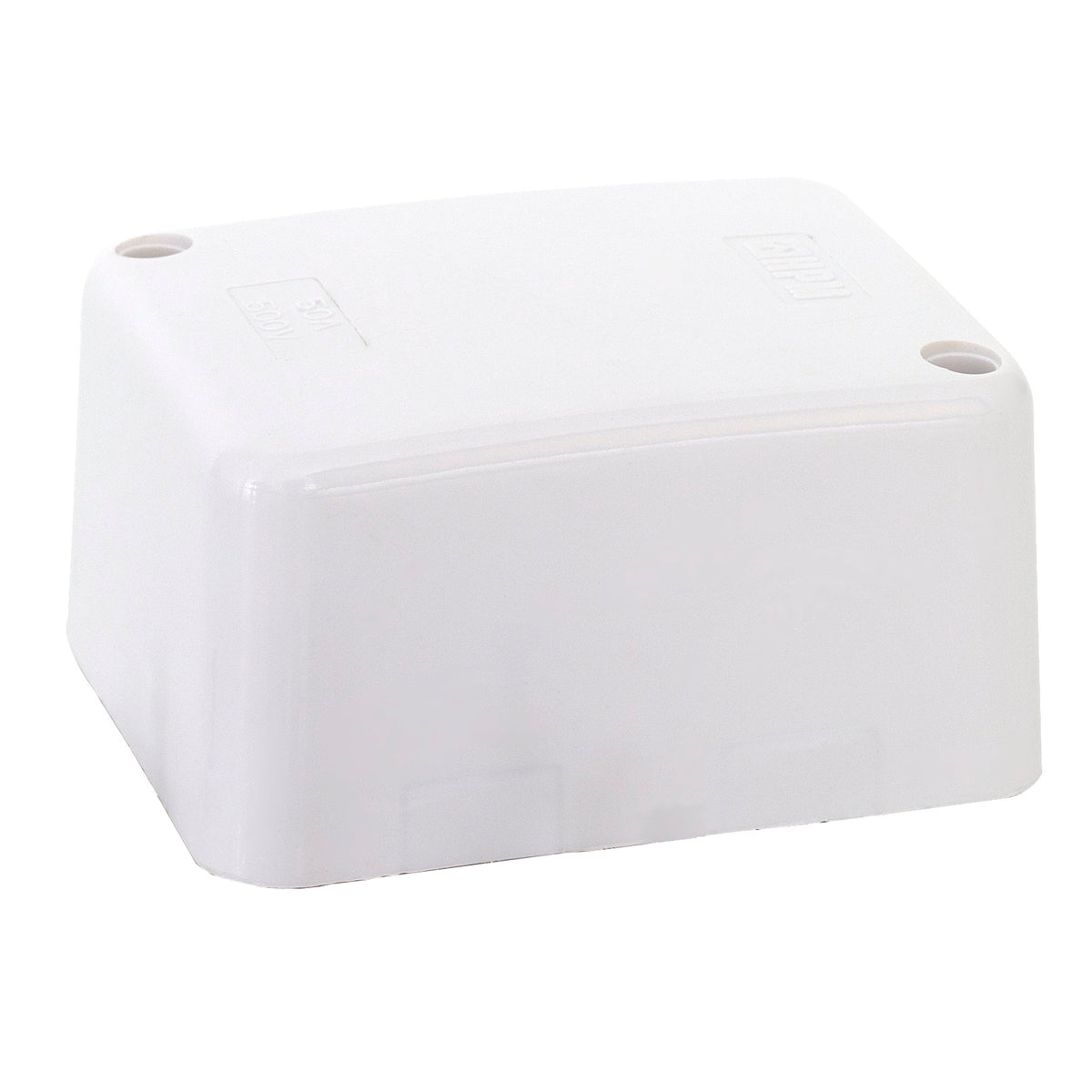 HPM Junction Box Without Connectors, 68 x 89 x 44mm, White, Closing Cover