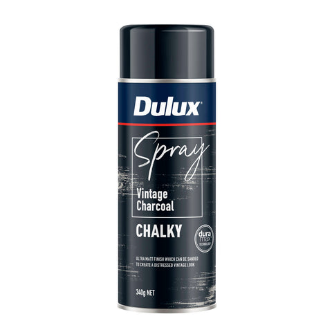 Dulux 340g Vintage Charcoal Chalky Spray Paint