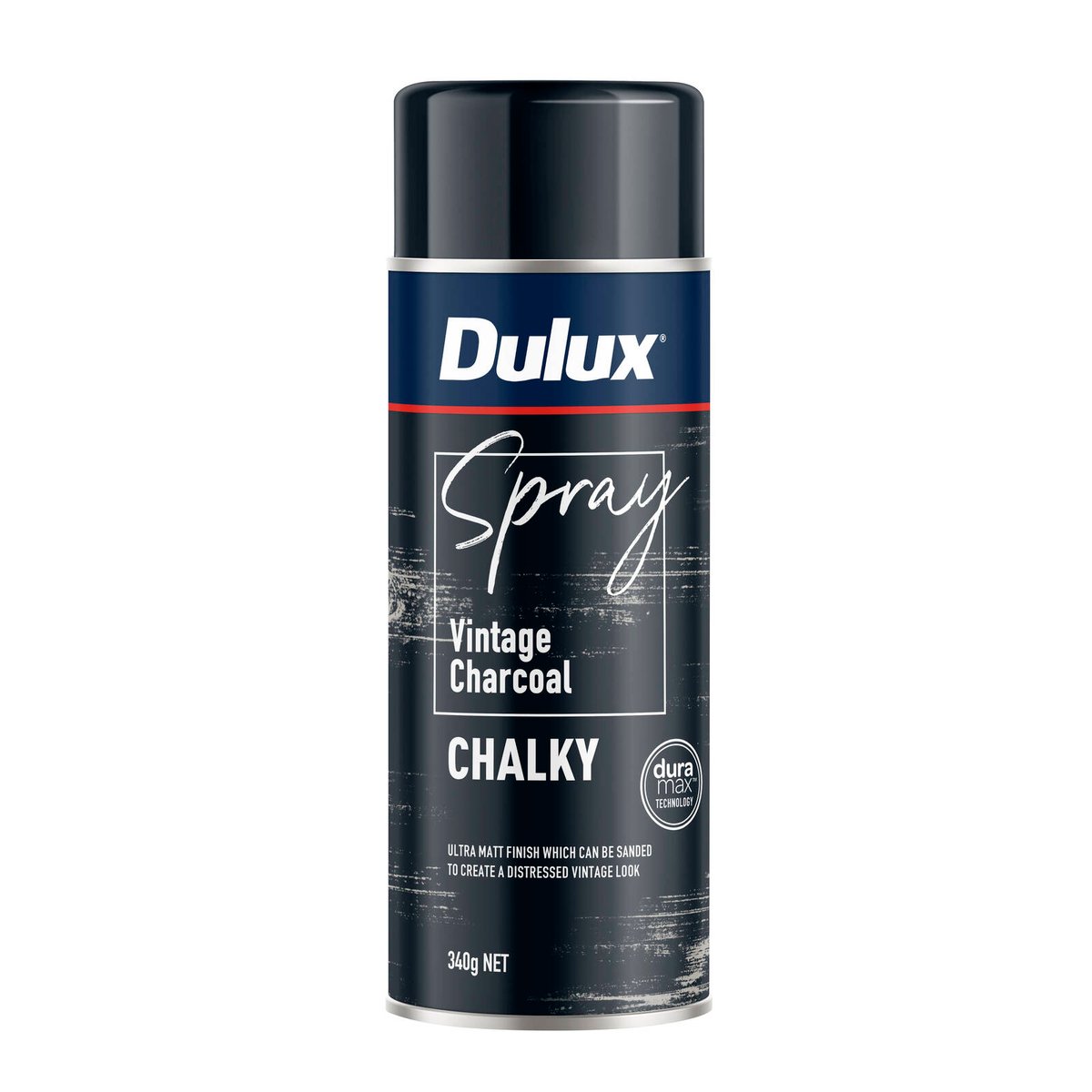 Dulux 340g Vintage Charcoal Chalky Spray Paint