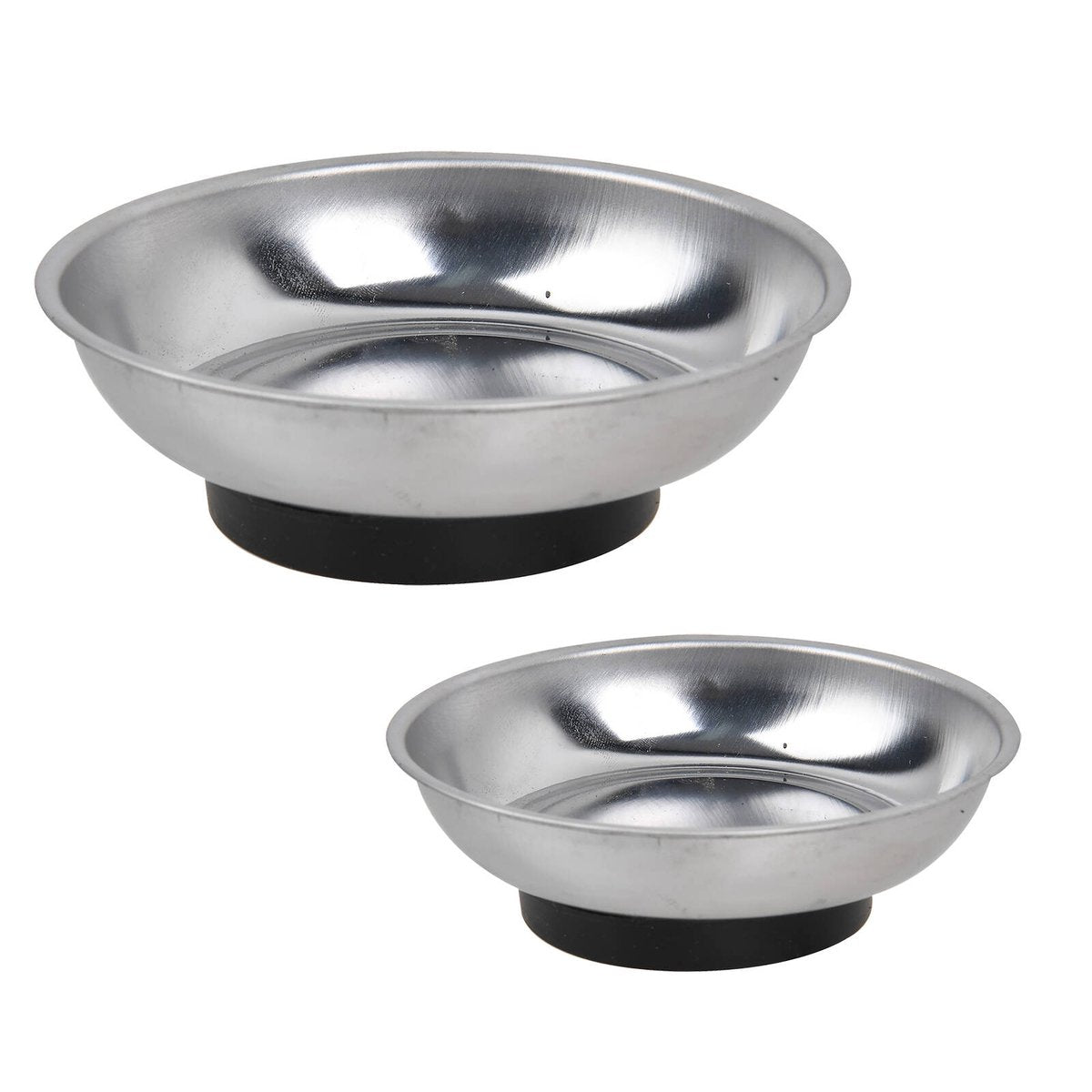 Trojan 2 Piece Magnetic Tray Set - 150mm - Stainless Steel - Organise Small Parts - SuperSaverAU - view 1