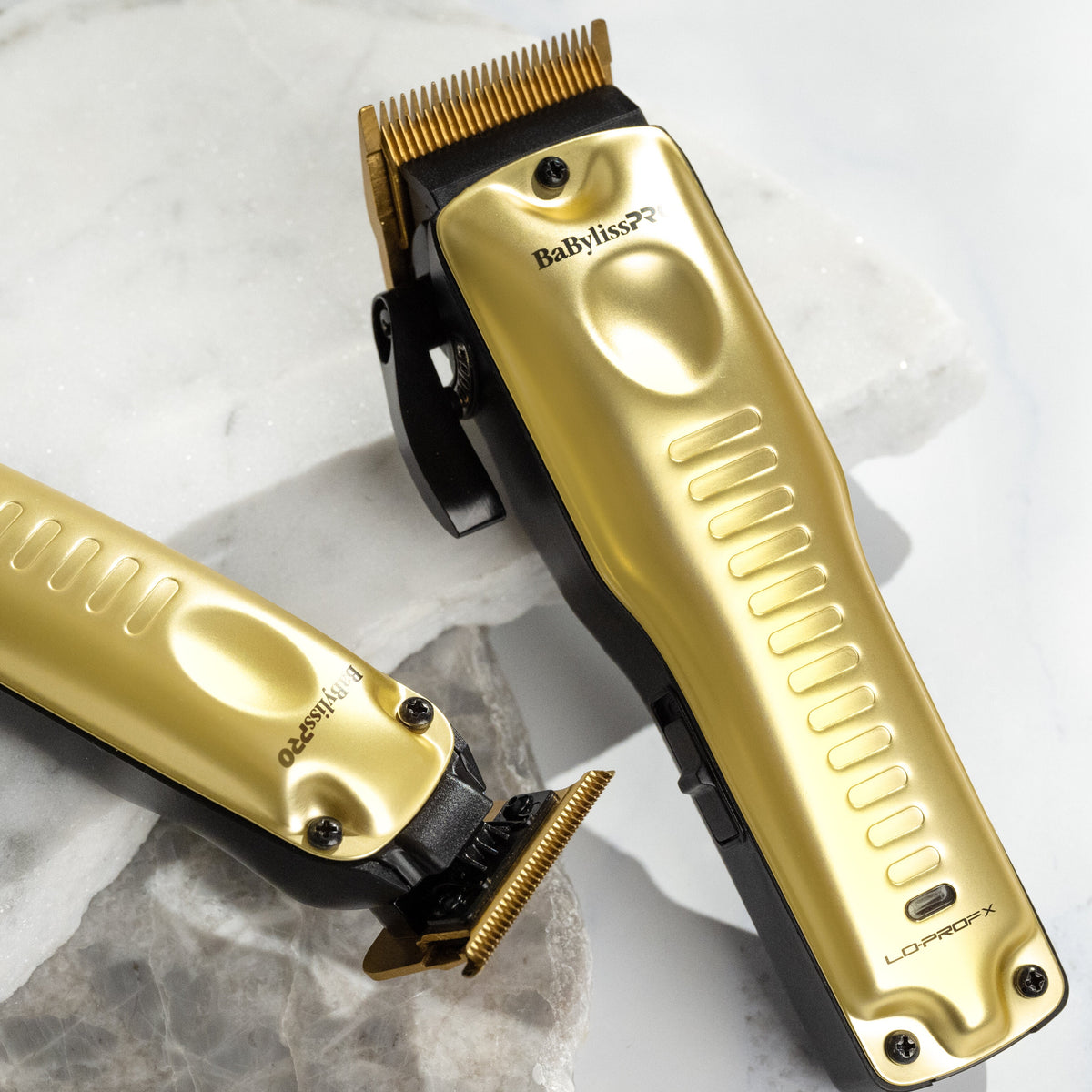 BaBylissPRO Lo-ProFX cordless hair clipper - gold, 6800RPM motor, 3300mAh lithium-ion battery - 900890