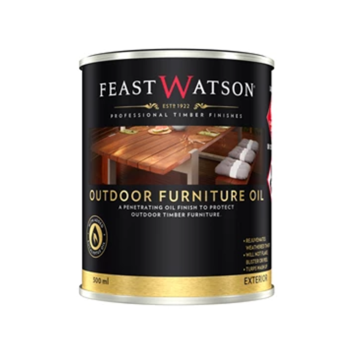 Feast Watson Jarrah Outdoor Furniture Oil 500ml