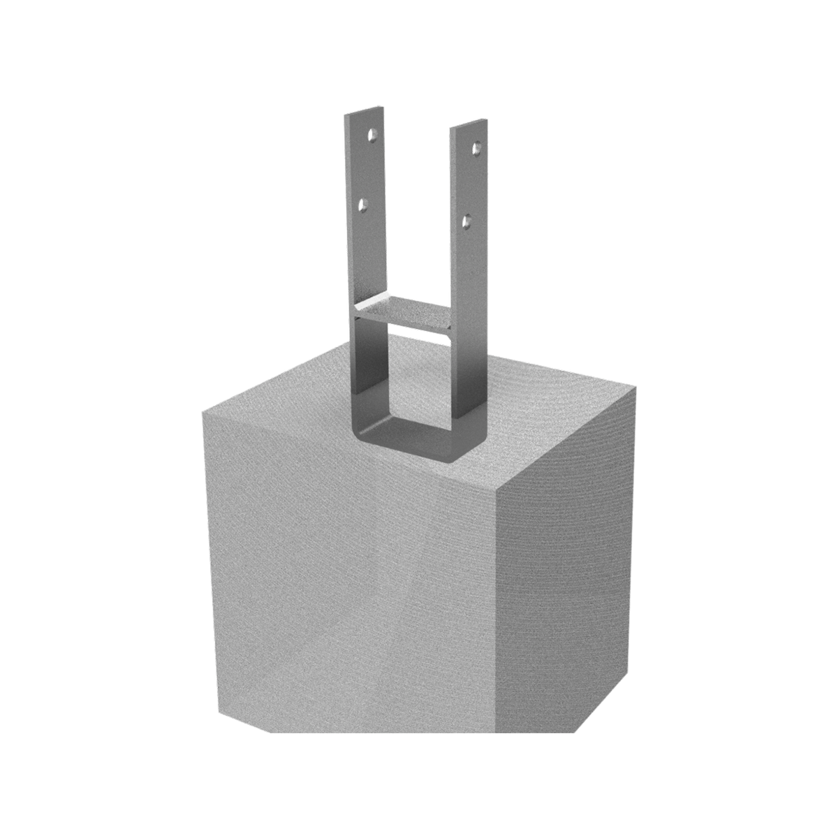 Vuepro Post Support - 600 x 100mm - Stainless Steel - Cyclonic Use - SuperSaverAU - view 5