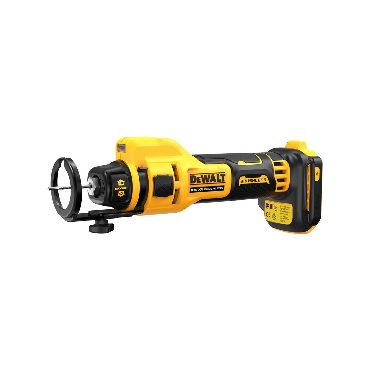 DeWALT 18V Cordless Brushless Drywall Cut Out Tool Skin Only DCE555N-XJ