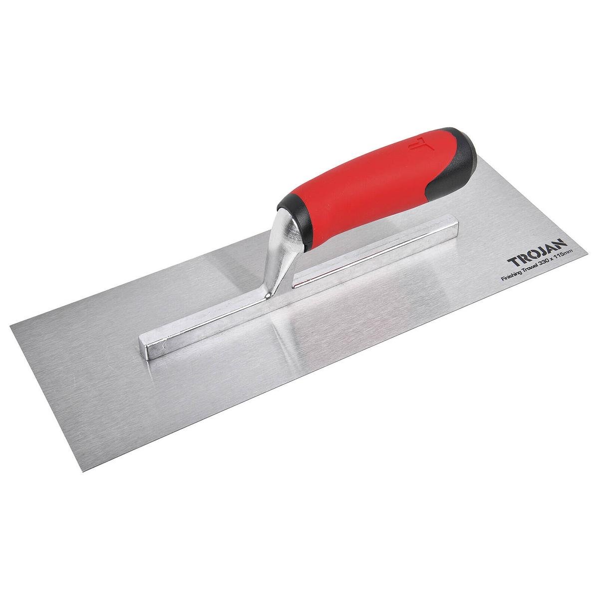 Trojan 330 x 115mm Finishing Trowel with Aluminium Shank