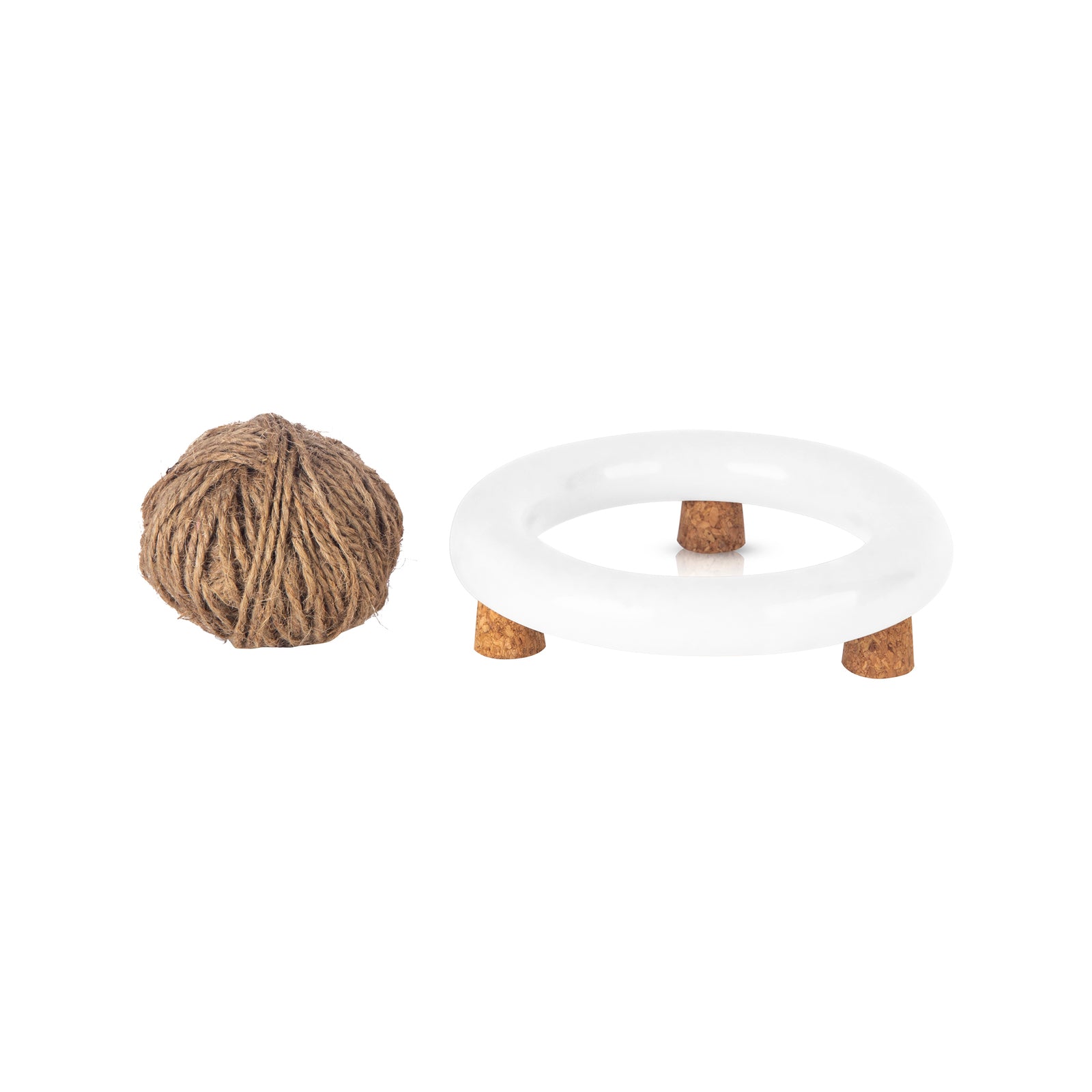 Kokedama Kit with Ceramic Stand and Twine